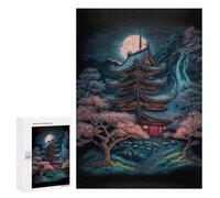 300 PCS Jigsaws for Adults Puzzle Japanese Shrine Jigsaw Puzzle Hands-on Game But Fun And Humorous Birthday Present, Gifts, 300 PCS