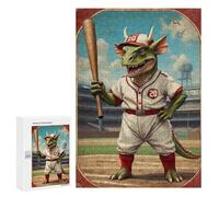 300 PCS Jigsaws for Adults Puzzle Mesozoic Baseball Star 20 Jigsaws for Adults Fun Games Stress Reliever Challenging To Complete 300 PCS