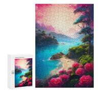 300 PCS Jigsaws for Adults Puzzle Mountain Majesty Puzzles for Adults Hands-on Game Hand Speed Race Great Gift for Gaming 300 PCS