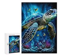300 PCS Jigsaws for Adults Puzzle Ocean Turtle Jigsaw Puzzle Hands-on Game But Fun And Humorous Birthday Present, Gifts, 300 PCS