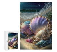 300 PCS Jigsaws for Adults Puzzle Oceanic Shell Symphony Jigsaw Puzzle Hands-on Game But Fun And Humorous Birthday Present, Gifts, 300 PCS