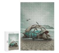 300 PCS Jigsaws for Adults Puzzle Oceanic Turtle Adventure Adult Jigsaw Relax Games Difficult Challenge Challenging To Complete 300 PCS