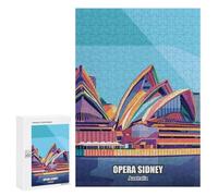 300 PCS Jigsaws for Adults Puzzle Opera Sidney Australia Puzzle for Adults Family Game Difficult Challenge Gifts for Friends And Family 300 PCS