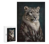 300 PCS Jigsaws for Adults Puzzle Snow Leopard Renaissance Puzzles for Adults Hands-on Game Hand Speed Race Great Gift for Gaming 300 PCS