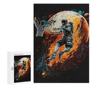 300 PCS Jigsaws for Adults Puzzle Space Basketball Odyssey Adult Jigsaw Relax Games Difficult Challenge Challenging To Complete 300 PCS