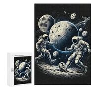 300 PCS Jigsaws for Adults Puzzle Space Soccer Adventure Puzzle for Adults Family Game Difficult Challenge Gifts for Friends And Family 300 PCS