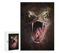 300 PCS Jigsaws for Adults Puzzle Splatter Cobra Puzzles for Teenagerss Birthday Present Help The Brain Exercise Challenging Game Gifts 300 PCS