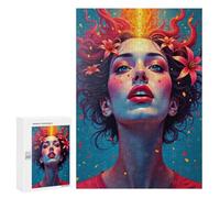 300 PCS Jigsaws for Adults Puzzle Surreal Human Portrait Puzzles for Adults Toy Wall Decor Enhance Memory Gifts for Friends And Family 300 PCS