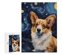 300 PCS Jigsaws for Adults Puzzle Welsh Corgi Puzzles for Adults Hands-on Game Hand Speed Race Great Gift for Gaming 300 PCS