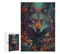 300 PCS Jigsaws for Adults Puzzle Whimsical Wolf in Nature Adult Jigsaw Relax Games Difficult Challenge Challenging To Complete 300 PCS