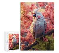 300 PCS Jigsaws for Adults Puzzle White Cockatoo Puzzles for Adults Hands-on Game Hand Speed Race Great Gift for Gaming 300 PCS