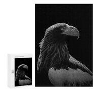 300 PCS Jigsaws for Adults Puzzle Wild Eagle Face Poster Puzzles for Adults Family Games Staycation Kill Time Challenging To Complete 300 PCS