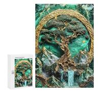 300 PCS Jigsaws for Adults Puzzle World Tree Yggdrasil Art Puzzles for Adults Toy Wall Decor Enhance Memory Gifts for Friends And Family 300 PCS