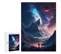 300 PCS Jigsaws for Adults Stellar Twilight Galaxy Puzzles for Adults Toy Wall Decor Improve Memory Gifts for Friends And Family 300 PCS