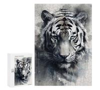 300 PCS Jigsaws for Adults Tiger Beauty Watercolor Puzzles for Adults Toy Wall Decor Improve Memory Gifts for Friends And Family 300 PCS