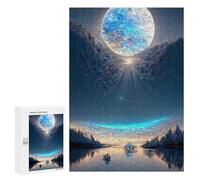 300 PCS Jigsaws for Teenagers Magical Celestial Reflections Puzzle For Teenagers Analysis And Logic Difficult And Challenge for Is Ideal As A Gift 300 PCS