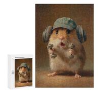 300 PCS Jigsaws for Teenagers Puzzle Hamster Workout Buddy-1 Puzzles for Teenagers Difficult Challenge Every Piece Is Unique - Learning Educational Toys 300 PCS