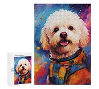 300 PCS Jigsaws for Teenagers Space Poodle Adventure -2 Jigsaw for Teenagers Enhance Memory Challenging To Complete Learning Educational Toys 300 PCS