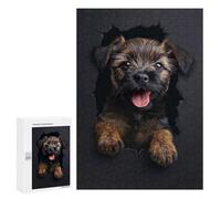 300 PCS Jigsaws for Teenagerss Border Terrier Puzzle for Adults Toy Wall Decor A Work of Art Birthday Present, Gifts, 300 PCS