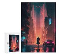 300 PCS Jigsaws for Teenagerss Dystopian Future Puzzle for Adults Toy Wall Decor A Work of Art Birthday Present, Gifts, 300 PCS