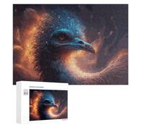 300 PCS Jigsaws for Teenagerss Enchanted Feathered Beast Jigsaw Puzzle Relaxing Games Difficult Challenge Challenging To Complete 300 PCS