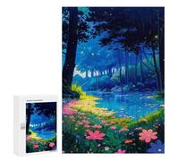 300 PCS Jigsaws for Teenagerss Enchanted Forest Path-9 Puzzle for Adults Relaxing Games Enhance Memory Gifts for Friends And Family 300 PCS