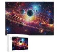 300 PCS Jigsaws for Teenagerss Galactic Dreamscape A Cosmic Journey Through Stars And Planets Puzzle for Adults Relaxing Games Enhance Memory Gifts for Friends And Family 300 PCS