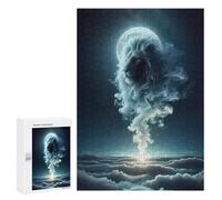 300 PCS Jigsaws for Teenagerss Lion Moon Clouds Adult Jigsaw Puzzle Toy Wall Decor Precision Cutting Great Gift for Gaming 300 PCS