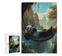 300 PCS Jigsaws for Teenagerss Panda Mountain Landscape Puzzle for Adults Anti-Stress Toys Difficult Hard Birthday Present, Gifts, 300 PCS