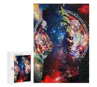 300 PCS Jigsaws for Teenagerss Puzzle Astral Essence Cosmic Portrait Puzzle for Adults Hands-on Game Difficult Hard Parent-child Interaction 300 PCS