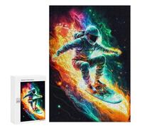 300 PCS Jigsaws for Teenagerss Puzzle Astro on Fire 5 Jigsaws for Adults Hands-on Game Pattern Assembly Unique Gifts for Birthday And Christmas 300 PCS