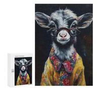 300 PCS Jigsaws for Teenagerss Puzzle Baby Goat Jigsaws for Adults Hands-on Game Pattern Assembly Unique Gifts for Birthday And Christmas 300 PCS