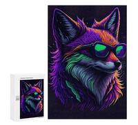 300 PCS Jigsaws for Teenagerss Puzzle Cute Whimsical Fox Teenagers Puzzles Toy Wall Decor Perfect Decoration Unique Gifts for Birthday And Christmas 300 PCS