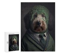 300 PCS Jigsaws for Teenagerss Puzzle Formal Poodle Portrait Jigsaws for Adults Hands-on Game Pattern Assembly Unique Gifts for Birthday And Christmas 300 PCS