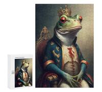 300 PCS Jigsaws for Teenagerss Puzzle Frog Mysticism Jigsaws for Adults Hands-on Game Pattern Assembly Unique Gifts for Birthday And Christmas 300 PCS