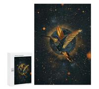 300 PCS Jigsaws for Teenagerss Puzzle Geometric Humming Bird Jigsaws for Adults Hands-on Game Pattern Assembly Unique Gifts for Birthday And Christmas 300 PCS