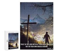 300 PCS Jigsaws for Teenagerss Puzzle Jesus Hope Jigsaws for Adults Hands-on Game Pattern Assembly Unique Gifts for Birthday And Christmas 300 PCS