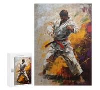 300 PCS Jigsaws for Teenagerss Puzzle Martial Arts Excellence Jigsaws for Adults Hands-on Game Pattern Assembly Unique Gifts for Birthday And Christmas 300 PCS