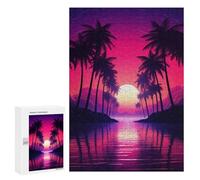 300 PCS Jigsaws for Teenagerss Puzzle Retro Neon Dreams Jigsaws for Adults Hands-on Game Pattern Assembly Unique Gifts for Birthday And Christmas 300 PCS