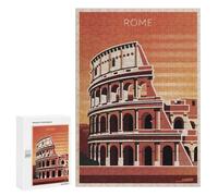 300 PCS Jigsaws for Teenagerss Puzzle Rome Colosseum Jigsaws for Adults Hands-on Game Pattern Assembly Unique Gifts for Birthday And Christmas 300 PCS