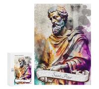 300 PCS Jigsaws for Teenagerss Puzzle Saint Peter The Apostle Jigsaws for Adults Hands-on Game Pattern Assembly Unique Gifts for Birthday And Christmas 300 PCS