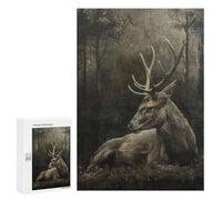 300 PCS Jigsaws for Teenagerss Stag in Mystical Forest Puzzle for Adults Anti-Stress Toys Difficult Hard Birthday Present, Gifts, 300 PCS