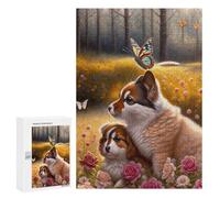 300 PCS Jigsaws for Teenagerss Whimsical Forest Friends Jigsaw for Teenagerss Stress Reliever Every Piece Is Unique - Deal As Gifts for The Whole Family 300 PCS