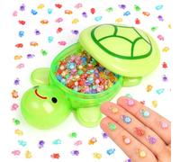 300 Pcs Luminous Mini Resin Turtles with 1 Pc Jumbo Resin Turtles, Glow in The Dark Tiny Sea Turtle Animals for Aquarium Decorations for Fairy Garden Micro Landscaping Fish Tank DIY Crafts Home Décor