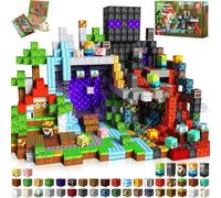 300 PCS Magnetic Building Blocks Set for Kids Age 3+, STEM Montessori Toys with Story Book, Educational Sensory Magnet Cubes for Boys and Girls, Creative Construction Toy, Christmas & Birthday Gift
