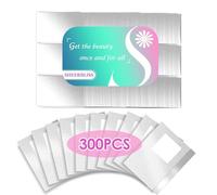 300 Pcs Nail Wraps Nail Wraps Remover Gel Polish Remover Soak Off Gel Remover with Large Cotton Pads
