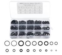 300 Pcs O-Rings Gasket kit, Rubber Nitrile Washers O Rings Assorted, Kitchen Tap Washers Seals Spacers for Mixer Taps, Plumbing, Rubber Spacer Gasket Washers Seal O-Ring Kit - 18 Sizes
