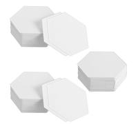 300 Pcs Paper Piecing Hexogon Quilting Templates 1 Inch White Paper Patchwork Templates Piece Supplies for Quilting DIY Patchwork Sewing Crafts Ideas Splicing Shapes