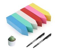 300 Pcs Plant Labels, Colourful Plastic Markers, Waterproof Reusable Gardening Markers, Garden Plant Name Tags for Seeds, Seedlings, Herbs, Flowers and Potted Plants