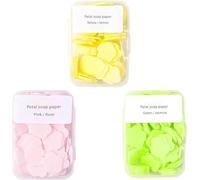 300 Pcs Portable Hand Washing Soap Sheets, Scented Mini Soap Sheets, Disposable Soluble Soaps for Outdoor Travel, Camping, Hiking (Mix)